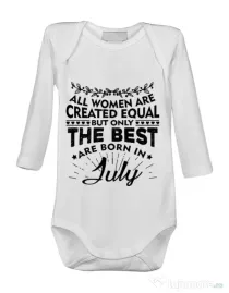 Baby body The best women are born in July Alb