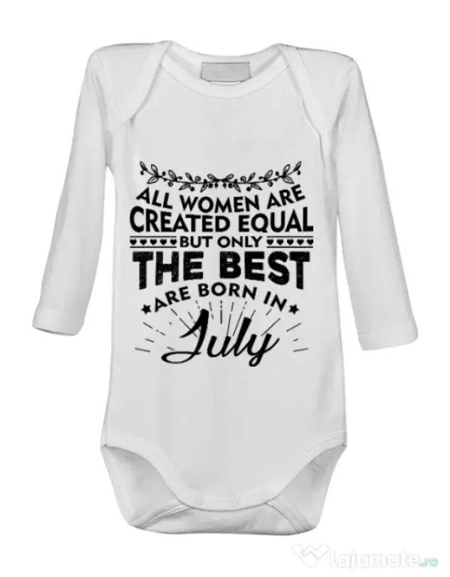 Baby body The best women are born in July Alb