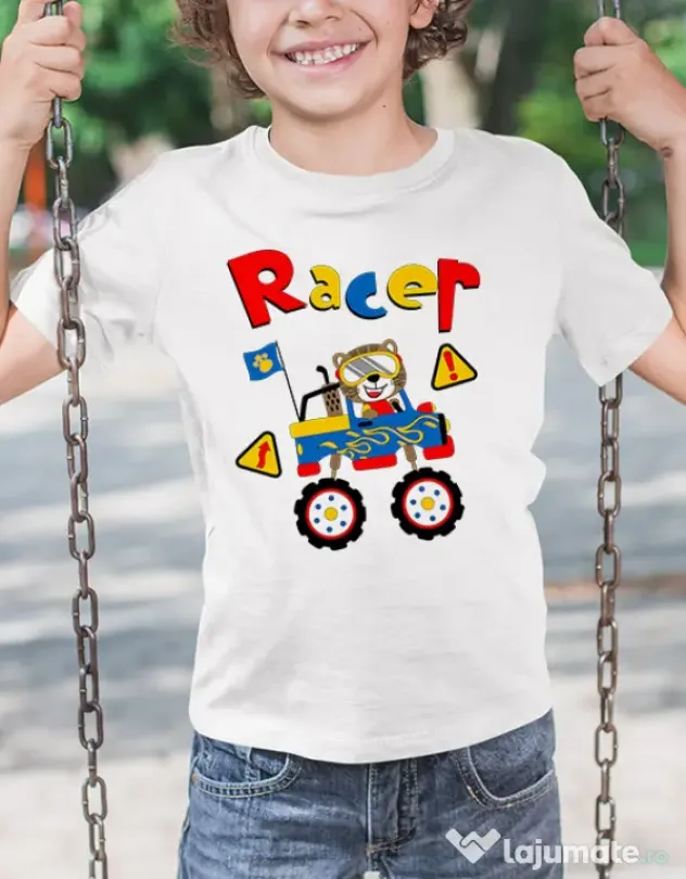 Tricou de colorat Racer
