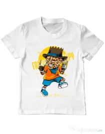 Tricou ADLER copil The nightmare Alb
