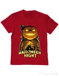 Tricou ADLER copil Jack o lantern Rosu