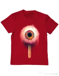 Tricou ADLER copil Eyesicle Rosu