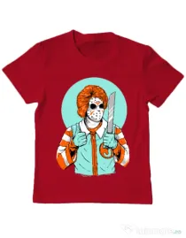 Tricou ADLER copil Clown killer Rosu