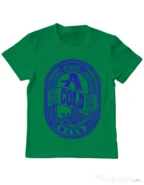 Tricou ADLER copil I need beer Verde mediu