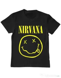 Tricou ADLER copil Nirvana Negru