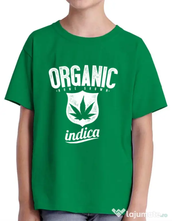 Tricou ADLER copil Indica Verde mediu