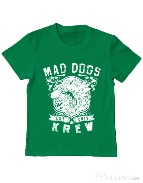 Tricou ADLER copil Mad dogs krew Verde mediu