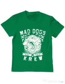 Tricou ADLER copil Mad dogs krew Verde mediu
