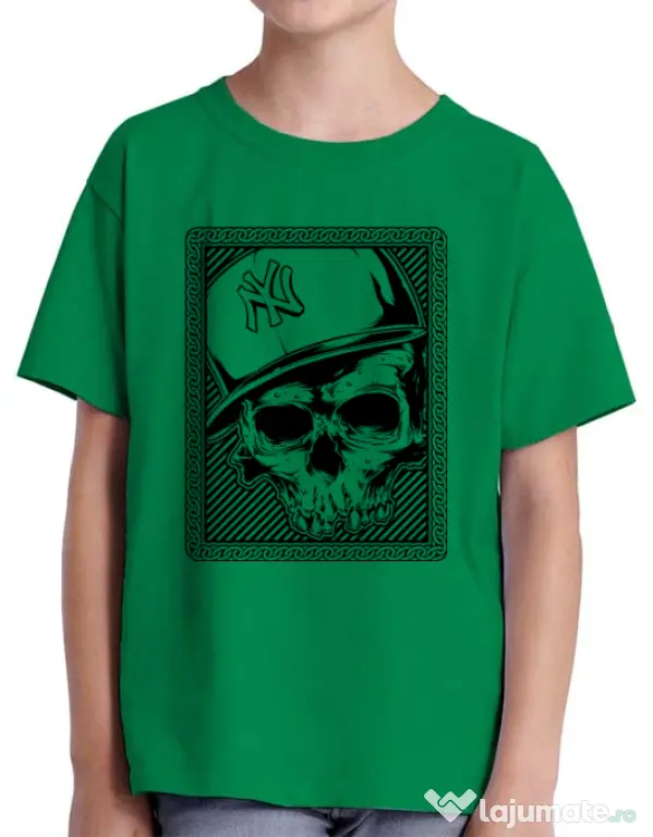Tricou ADLER copil Minimal Verde mediu