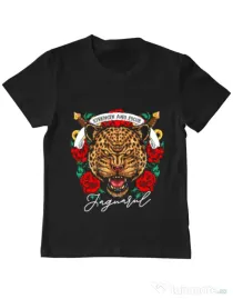 Tricou ADLER copil Strenght and focus Negru