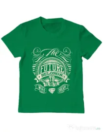 Tricou ADLER copil The future Verde mediu