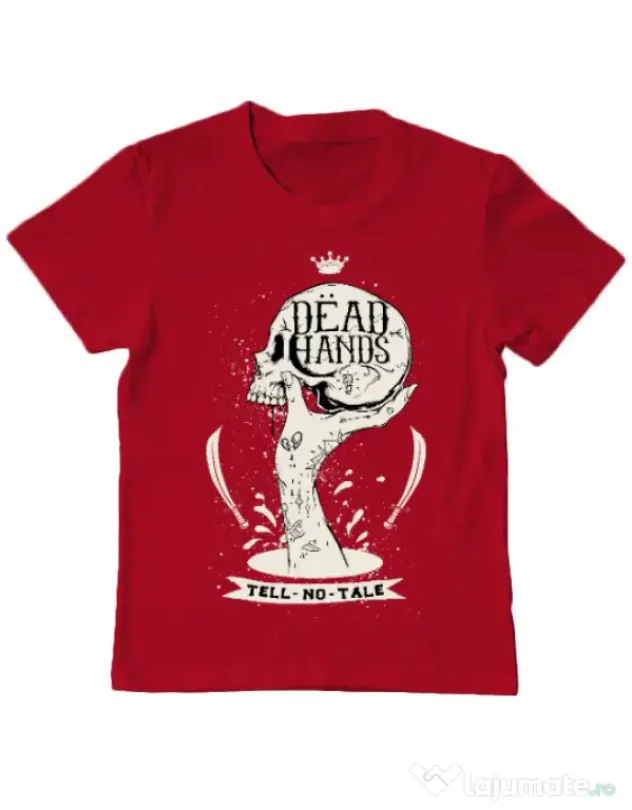 Tricou ADLER copil Dead hands Rosu
