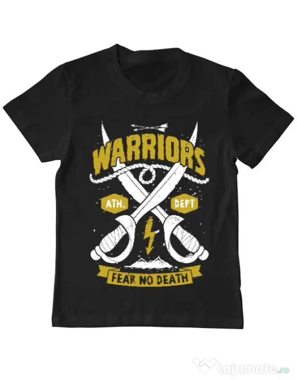 Tricou ADLER copil Warriors Negru