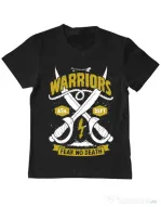 Tricou ADLER copil Warriors Negru
