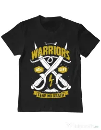 Tricou ADLER copil Warriors Negru