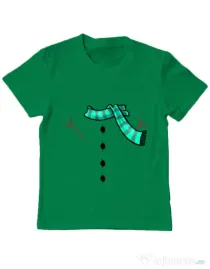 Tricou ADLER copil Snowman Verde mediu