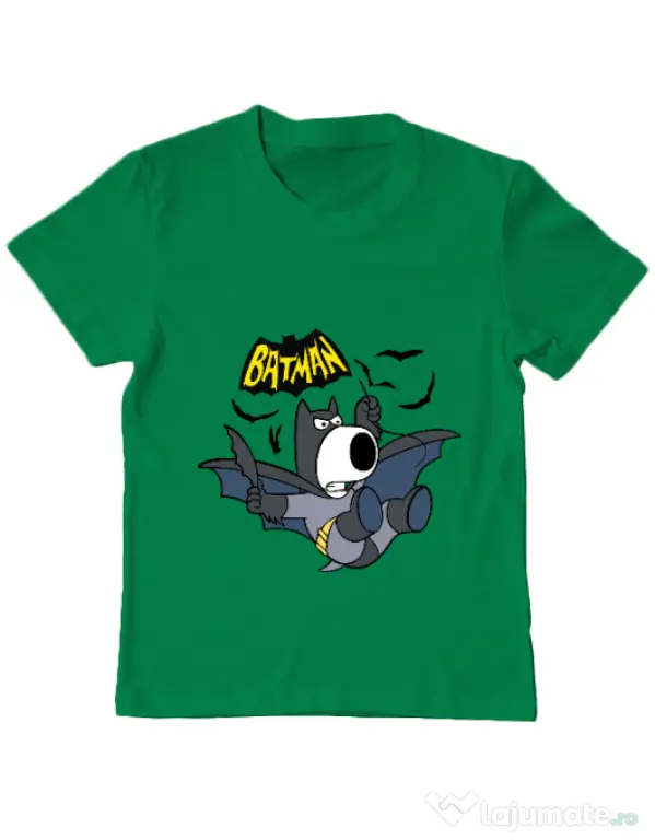 Tricou ADLER copil Bat Brian Verde mediu