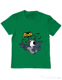 Tricou ADLER copil Bat Brian Verde mediu
