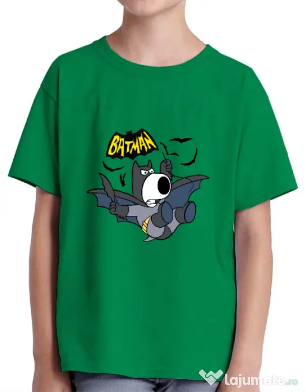 Tricou ADLER copil Bat Brian Verde mediu