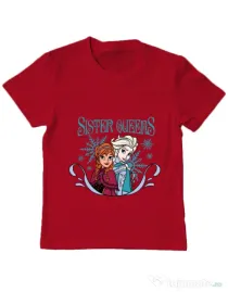 Tricou ADLER copil Sister Queens Rosu