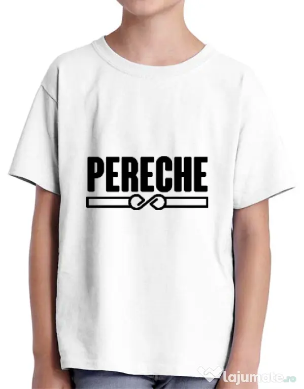 Tricou ADLER copil Pereche Alb