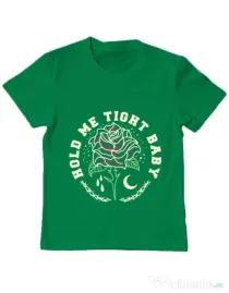 Tricou ADLER copil Hold me tight Verde mediu
