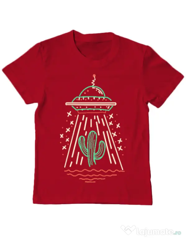 Tricou ADLER copil UFO Rosu