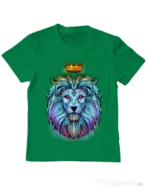 Tricou ADLER copil Lion king Verde mediu