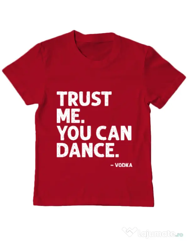 Tricou ADLER copil You can dance Rosu