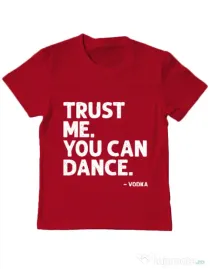Tricou ADLER copil You can dance Rosu