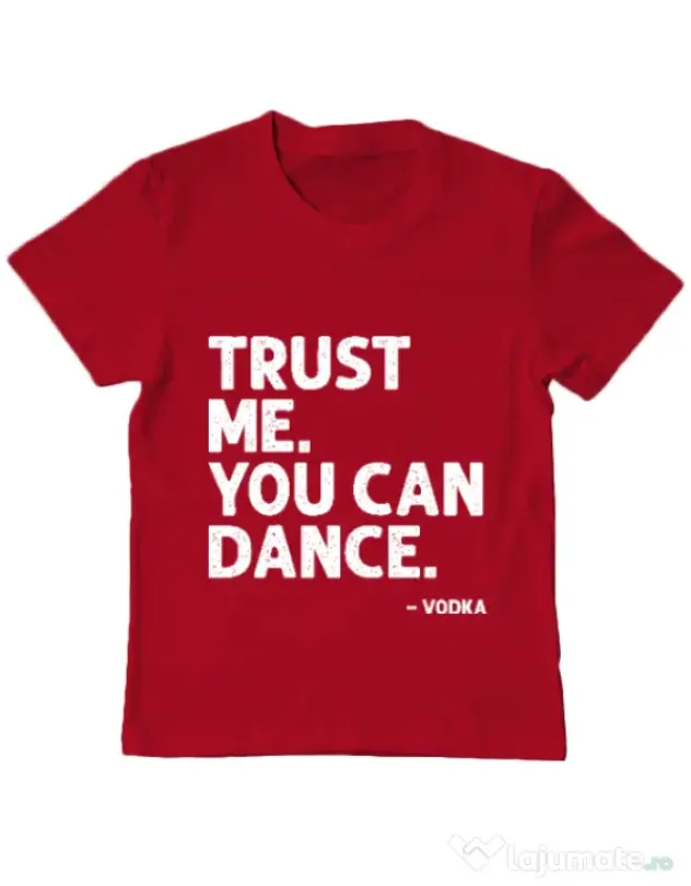 Tricou ADLER copil You can dance Rosu
