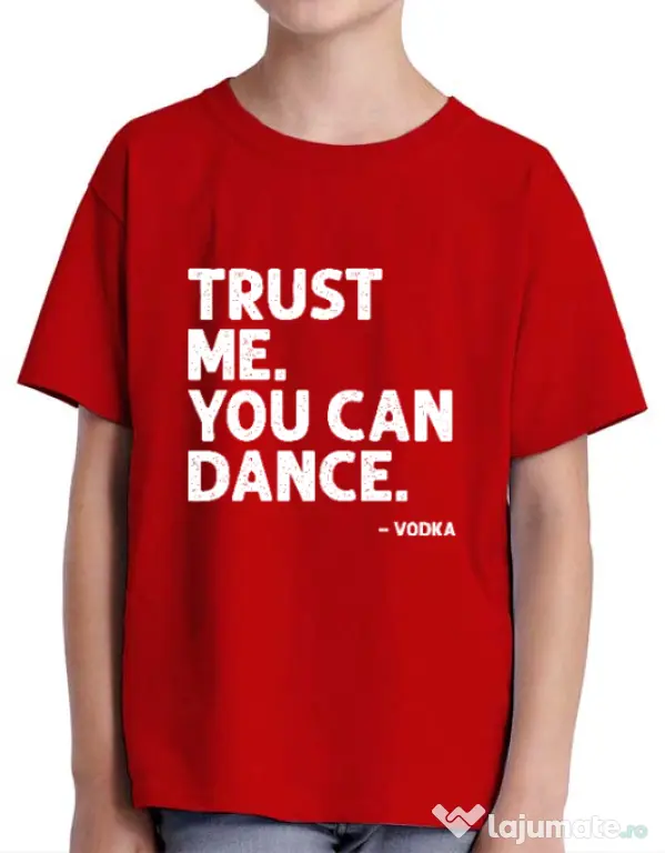 Tricou ADLER copil You can dance Rosu