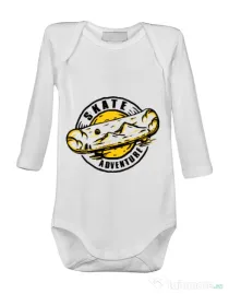 Baby body Skate adventure Alb