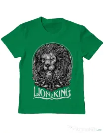 Tricou ADLER copil Lion king Verde mediu