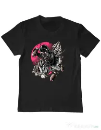 Tricou ADLER copil Father attack Negru