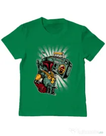 Tricou ADLER copil Ghetobobaster Verde mediu