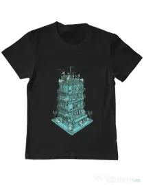 Tricou ADLER copil Sound zone Negru