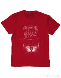 Tricou ADLER copil Under my hat Rosu