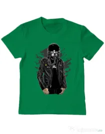 Tricou ADLER copil Sky fighter Verde mediu