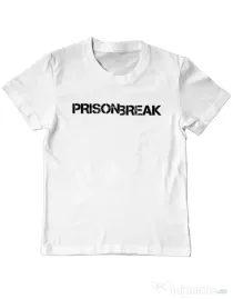 Tricou ADLER copil Prison break Alb