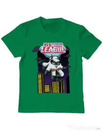 Tricou ADLER copil Cleaning league Glove Verde mediu
