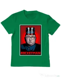 Tricou ADLER copil Rocketman Verde mediu