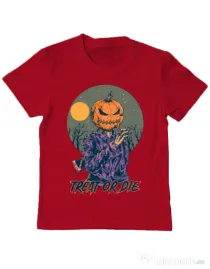 Tricou ADLER copil Treat or die Rosu
