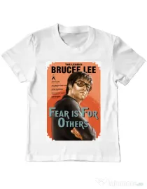 Tricou ADLER copil Fear is for others Alb