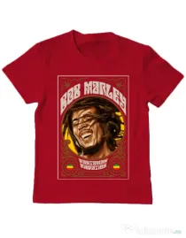 Tricou ADLER copil Rasta man Rosu