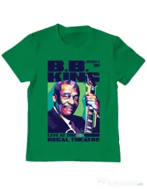 Tricou personalizat copil BB KING Verde mediu