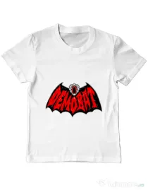 Tricou personalizat copil Demo-Batman Alb