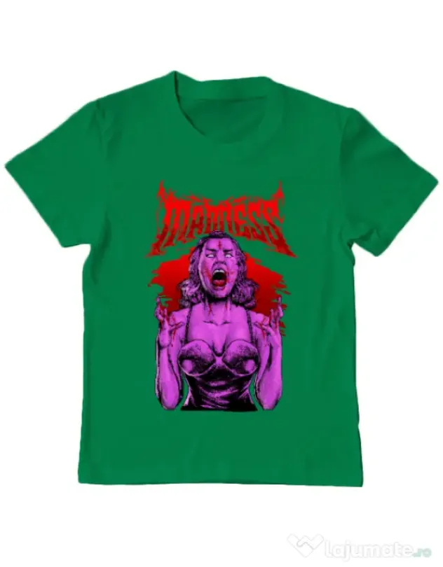 Tricou personalizat copil MADNESS Verde mediu