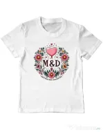 Tricou personalizat copil M&D 05 Alb