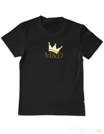 Tricou personalizat copil M&D QUEEN Negru